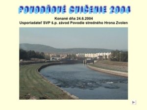 povodňové cvičenie v roku 2004